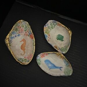 SEASHELLS SET of 3